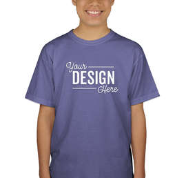 Canada - Gildan Youth 100% Cotton T-shirt - Color: Violet