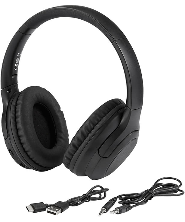 Debossed Leeman Active Noise Cancelling Wireless Headphones