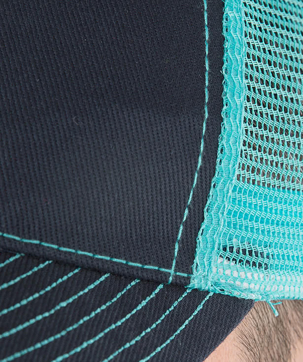 Mega Cap Contrast Stitch Trucker Hat