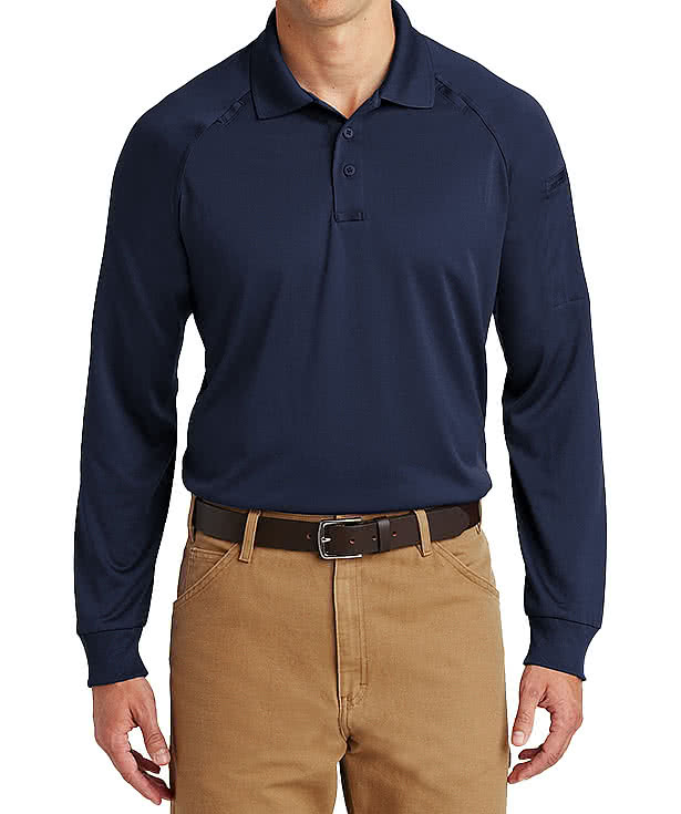 CornerStone Select Snag-Proof Tactical Long Sleeve Polo