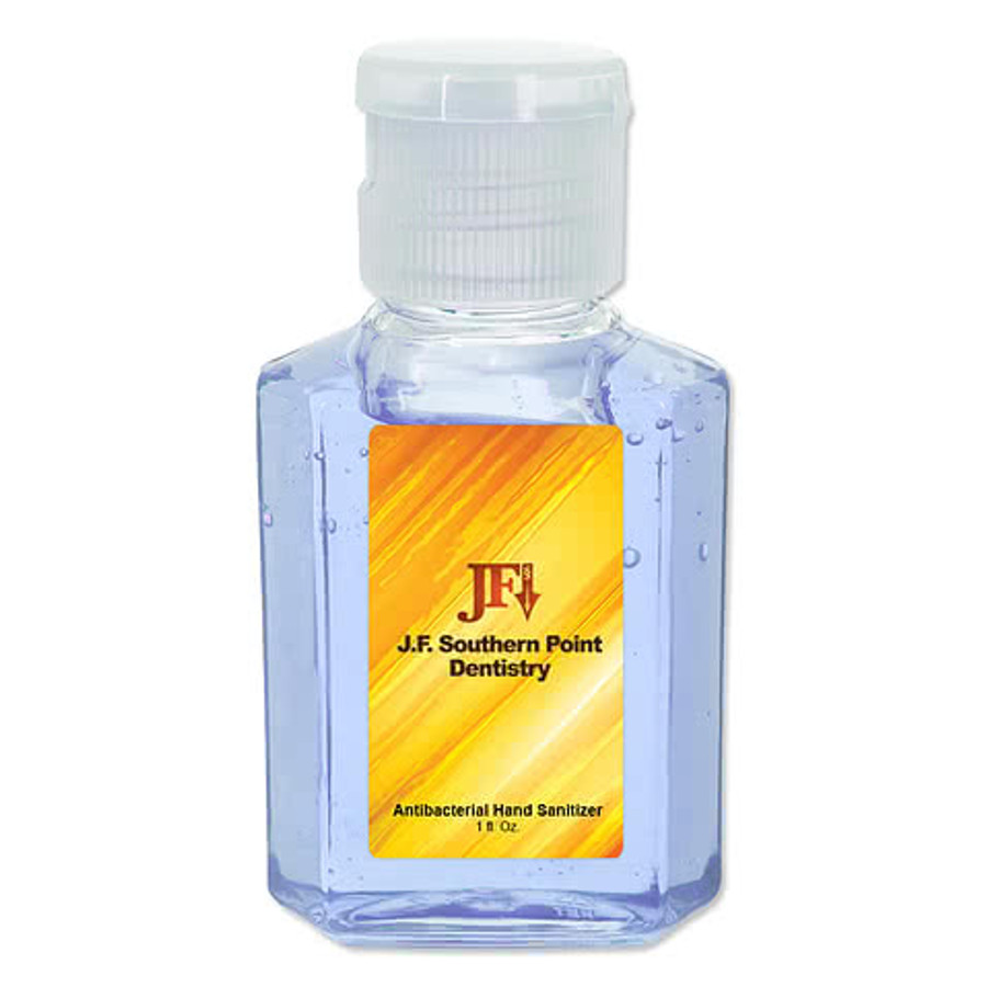 Full Color 1 oz. Hand Sanitizer in Unscented / White