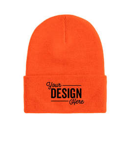 Port & Company Cuff Beanie - Color: Athletic Orange