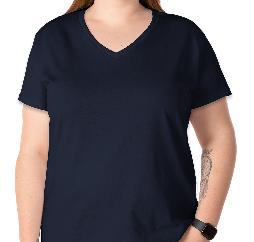 Gildan Women's 100% Cotton V-Neck T-shirt-default