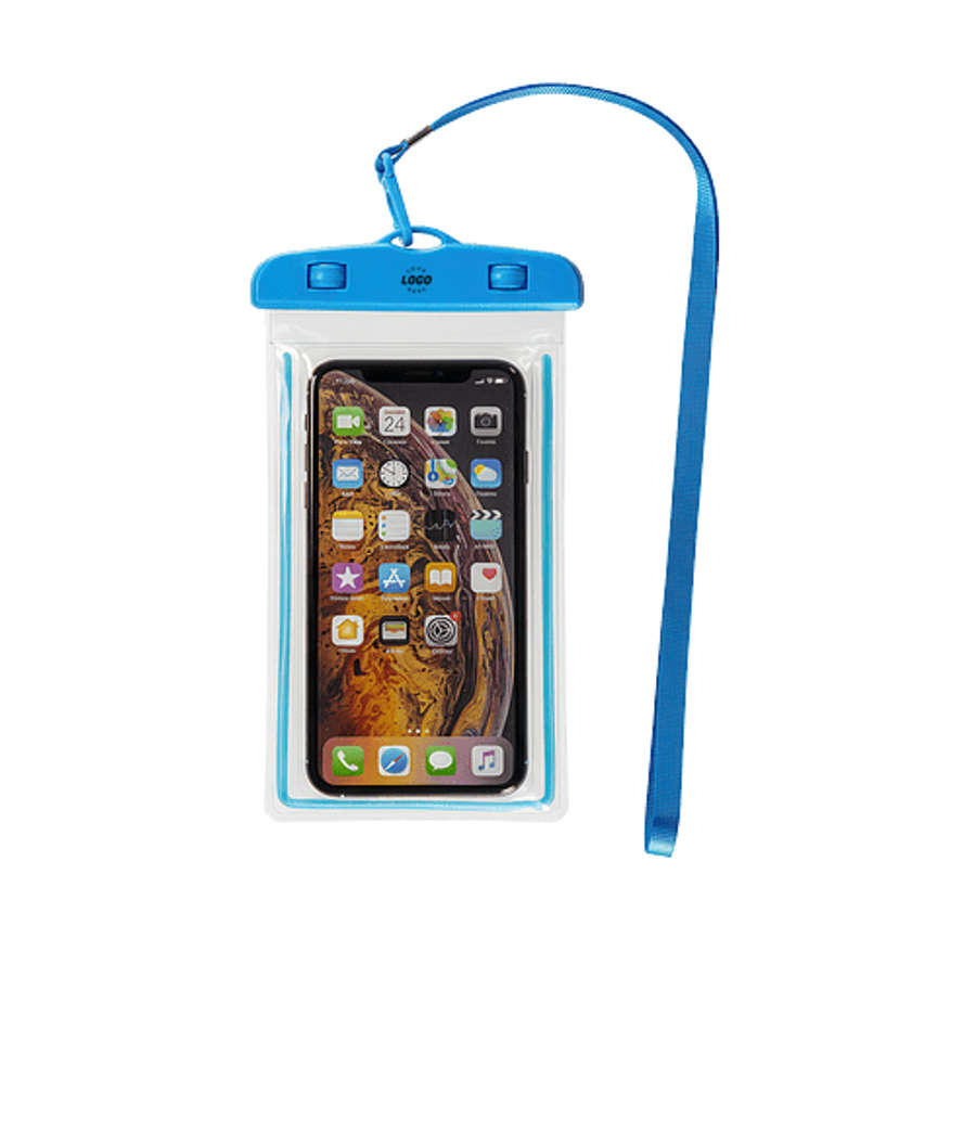 Best Buddy Tools Coral IPX8 Waterproof Phone Pouch in Blue