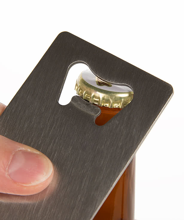 Stainless Steel Credit Card Size Bottle Opener