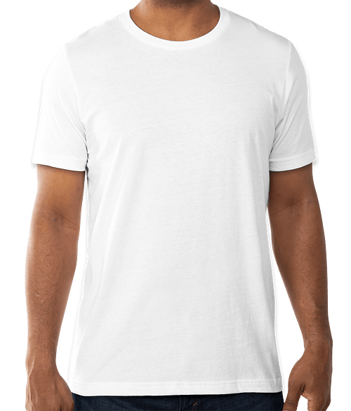 Bella + Canvas Jersey T-shirt in White