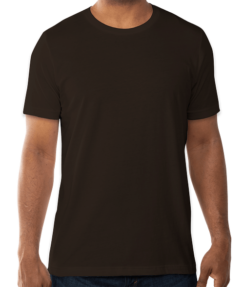 Bella + Canvas Jersey T-shirt in Brown