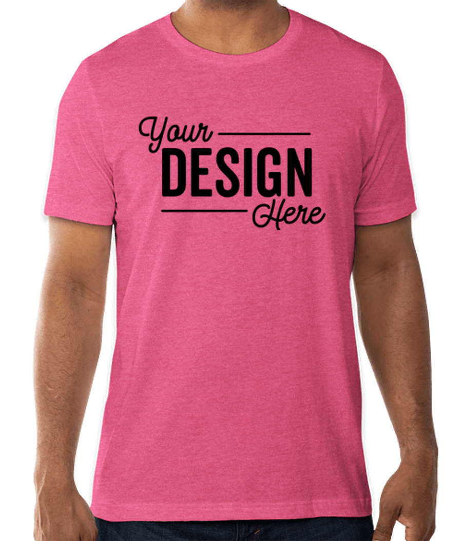 Bella + Canvas Jersey T-shirt in Heather Raspberry