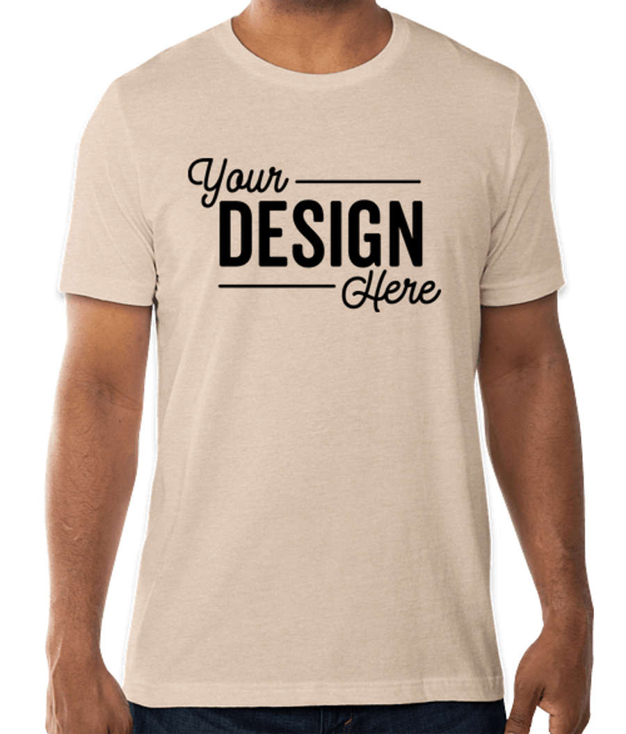 Bella + Canvas Jersey T-shirt in Heather Sand Dune