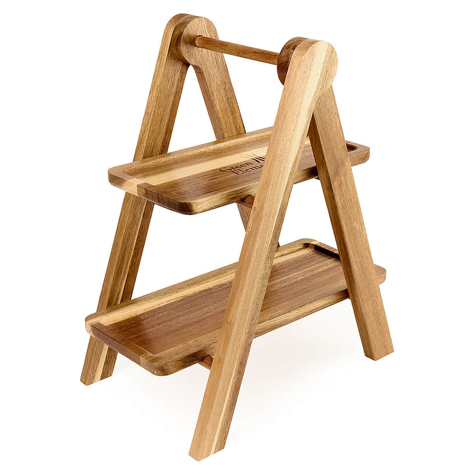 La Cuisine 2 Tier Serving Tray