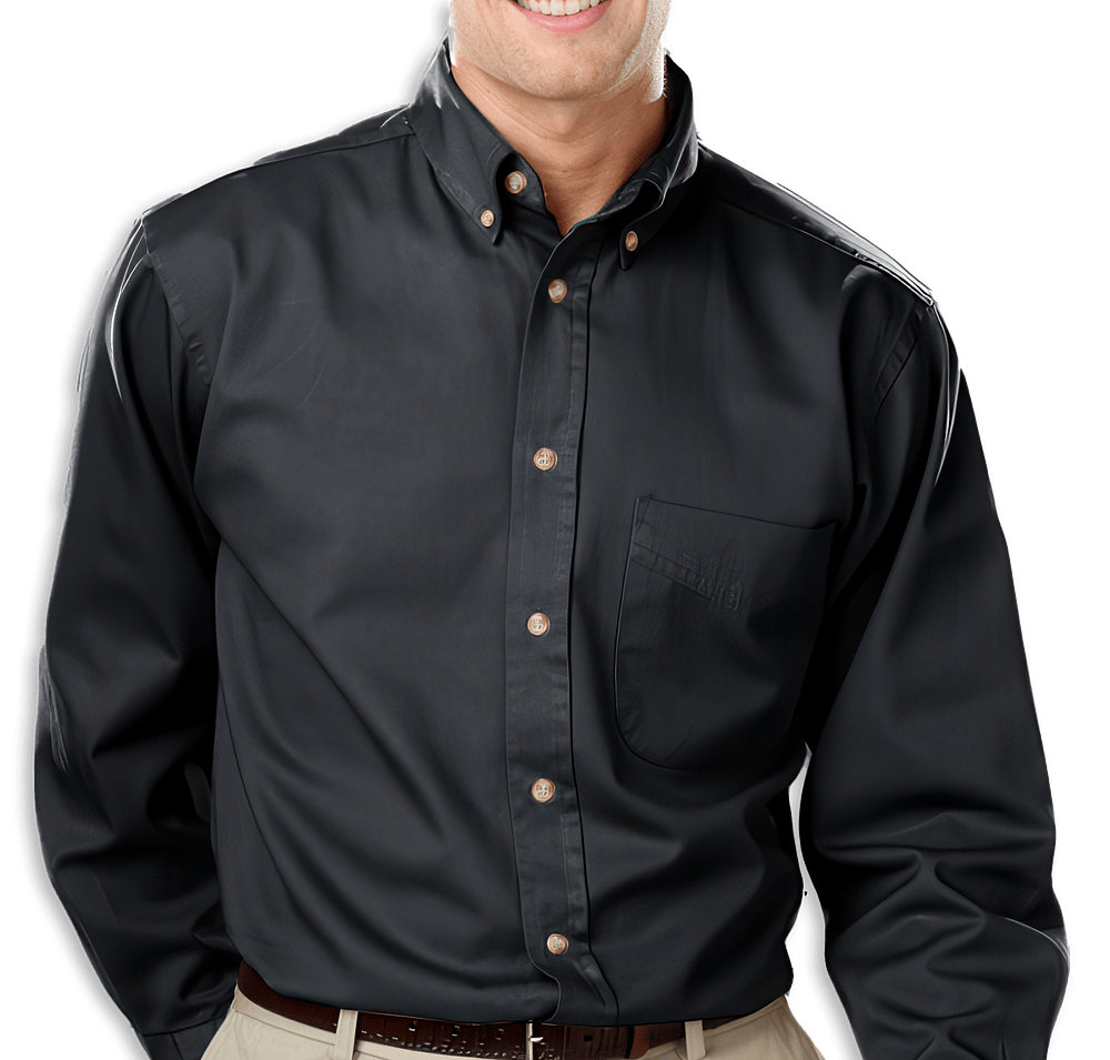 Blue Generation Colorfast Twill Long Sleeve Dress Shirt-default
