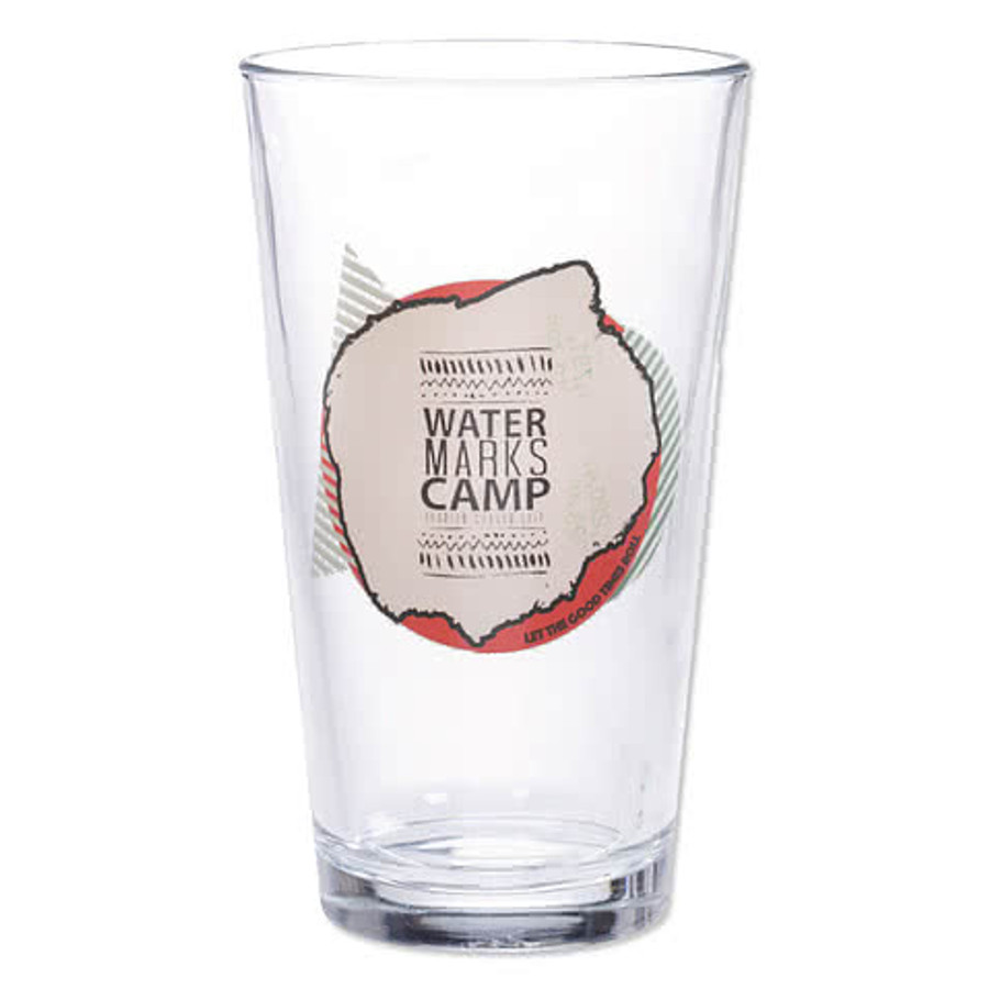Full Color 16 oz. Chip Resistant Pint Glass in Clear