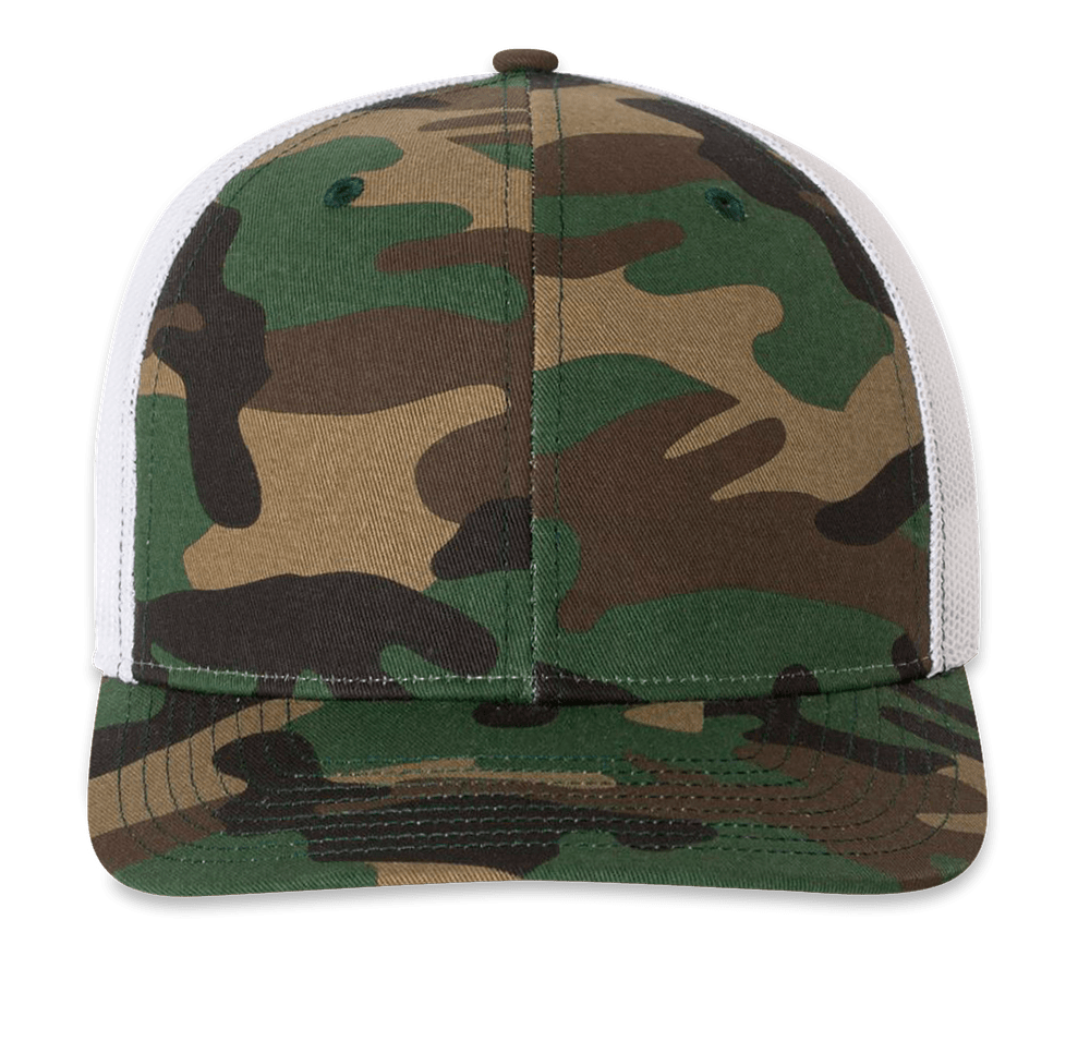 Richardson Patterned Snapback Trucker Hat-default