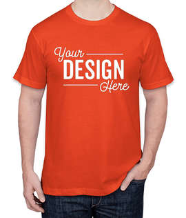 American Apparel USA-Made Jersey T-shirt - Color: Orange