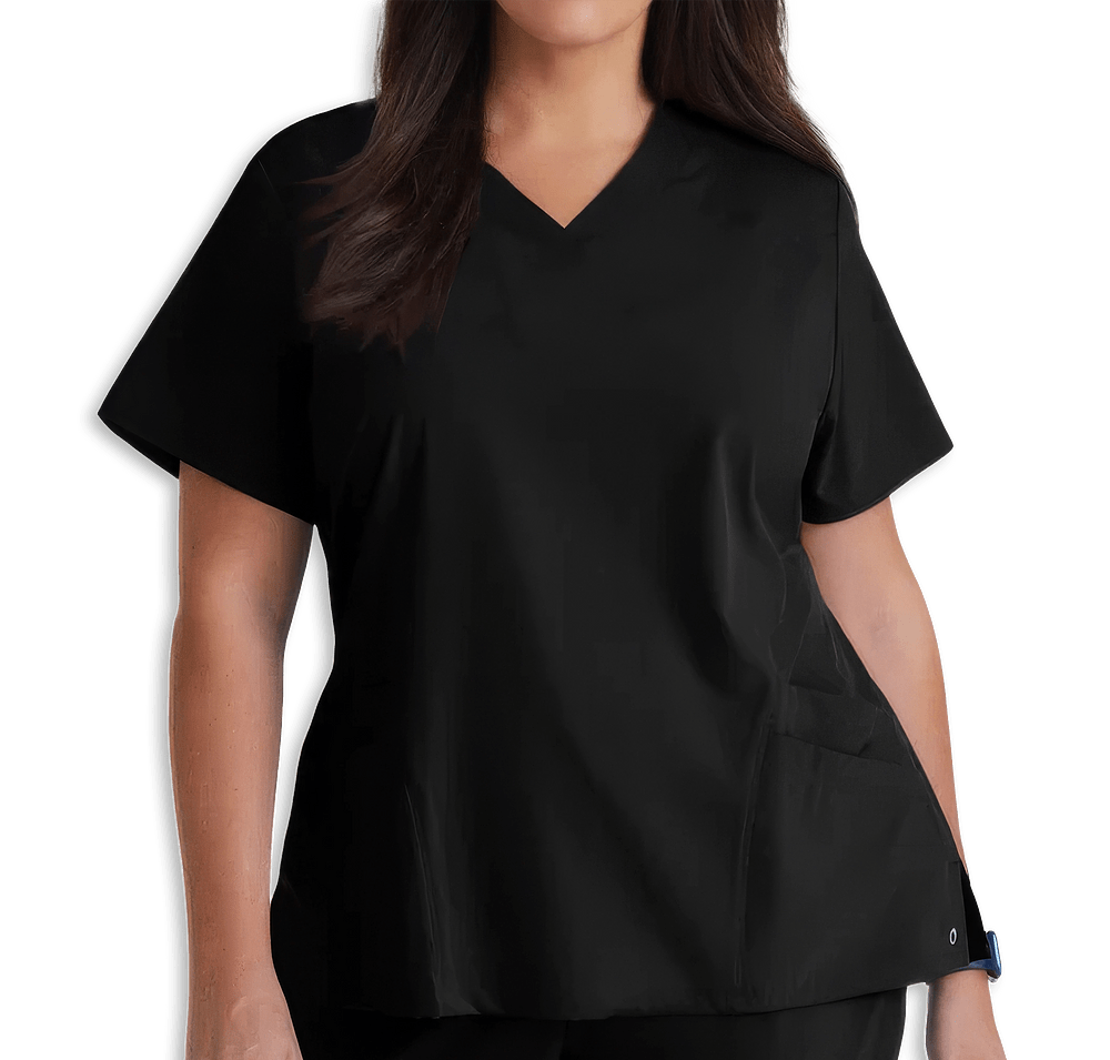 Barco One Women's Pulse Recycled V-Neck Scrub Top - Printed-default