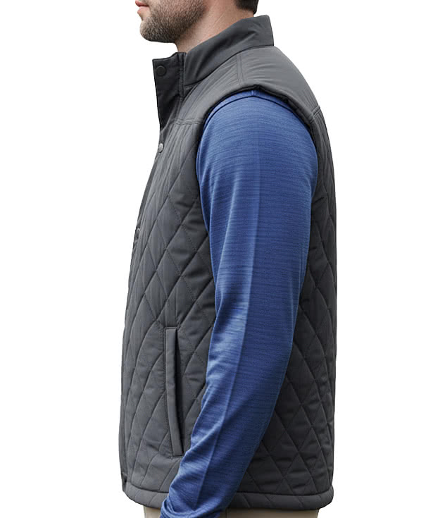 Greg Norman Legacy Snap Quilted Vest