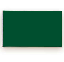 Full Color 3' x 5' Single Sided Nylon Flag - Color: Forest Green