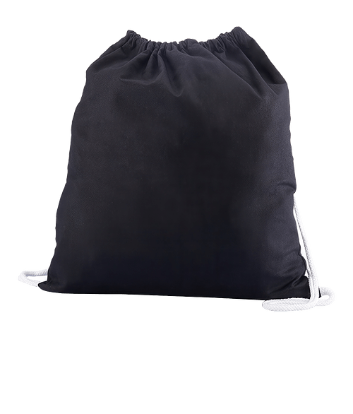 CustomInk.com  Rock The Night Away Black Drawstring Backpack Bag Robin Zipper Drawstring Bag | Custom Apparel - CustomInk main image 4