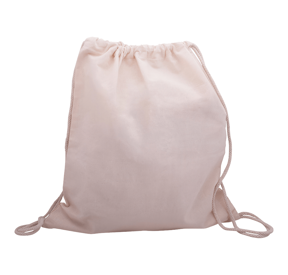Lightweight Cotton Canvas Drawstring Bag-default