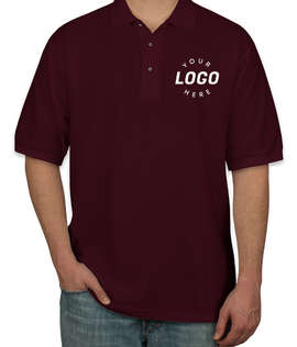Port Authority Silk Touch Polo - Color: Maroon