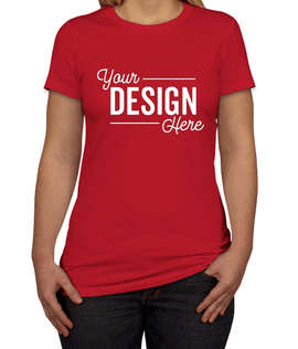 Canada - Bella + Canvas Women's Slim Fit Favorite T-shirt - Color: Red