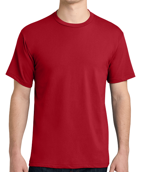 Next Level Ideal Jersey Crewneck T-shirt in Red