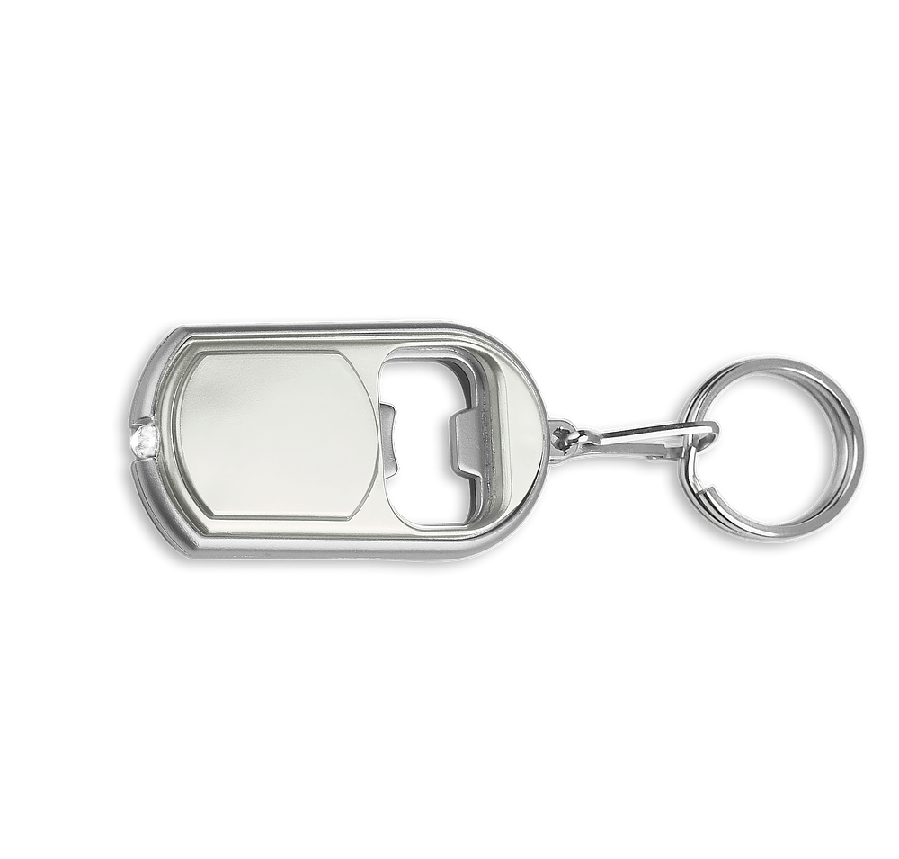 Bottle Opener Keychain with LED Light-default