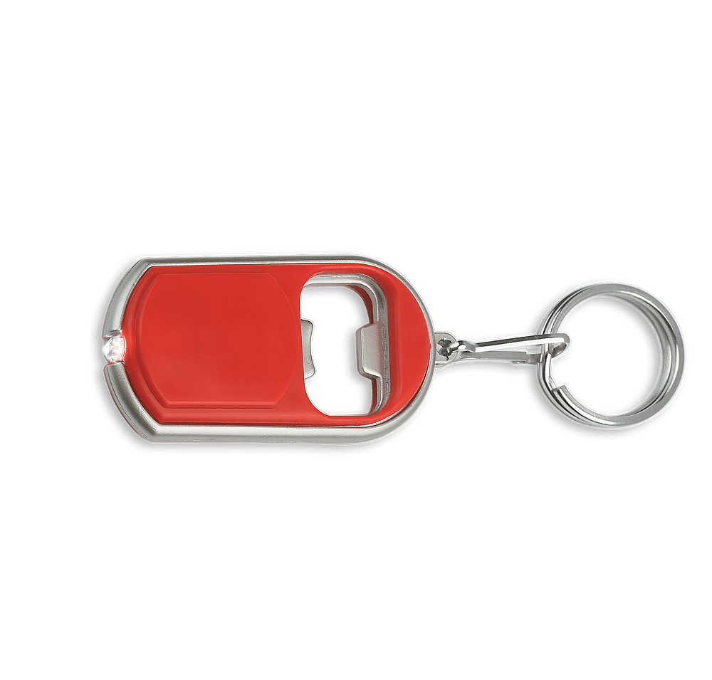 Bottle Opener Keychain with LED Light-default