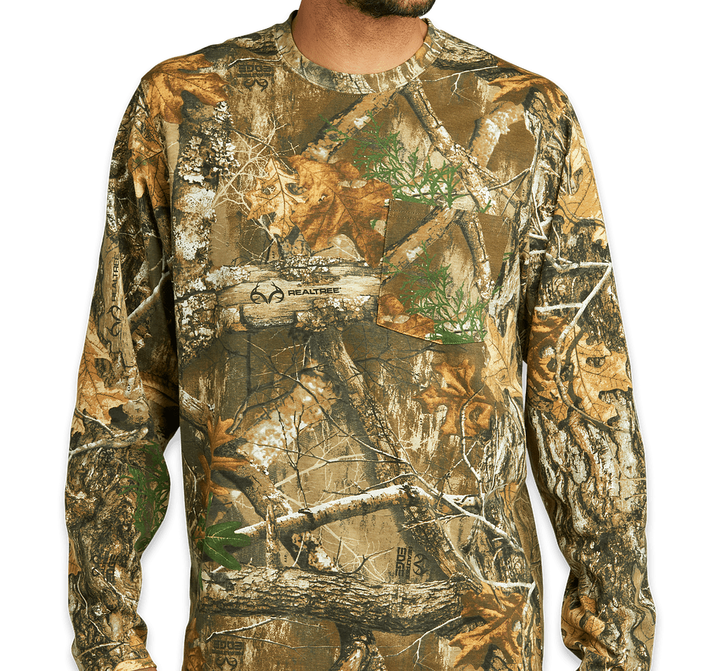 Russell Outdoors Realtree® Cotton Long Sleeve Pocket T-shirt-default