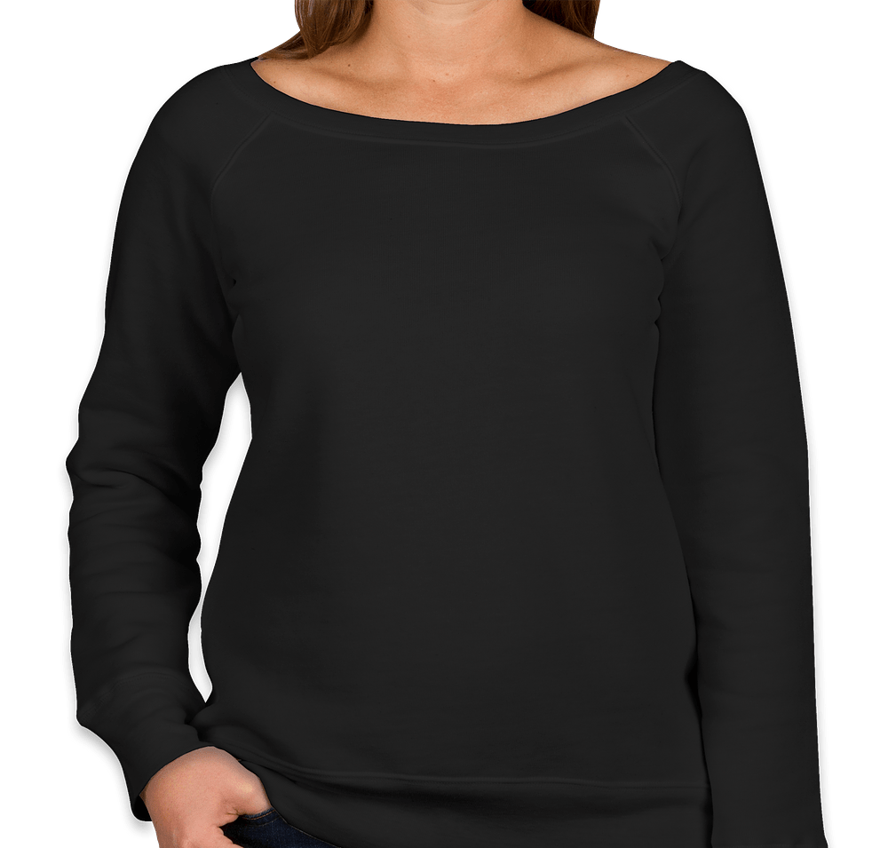 Canada - Bella + Canvas Women's Tri-Blend Wide Neck Sweatshirt-default