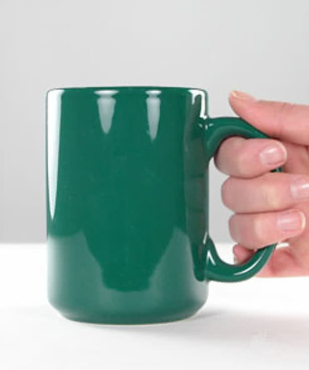 Laser Engraved 15 oz. Large Ceramic Mug