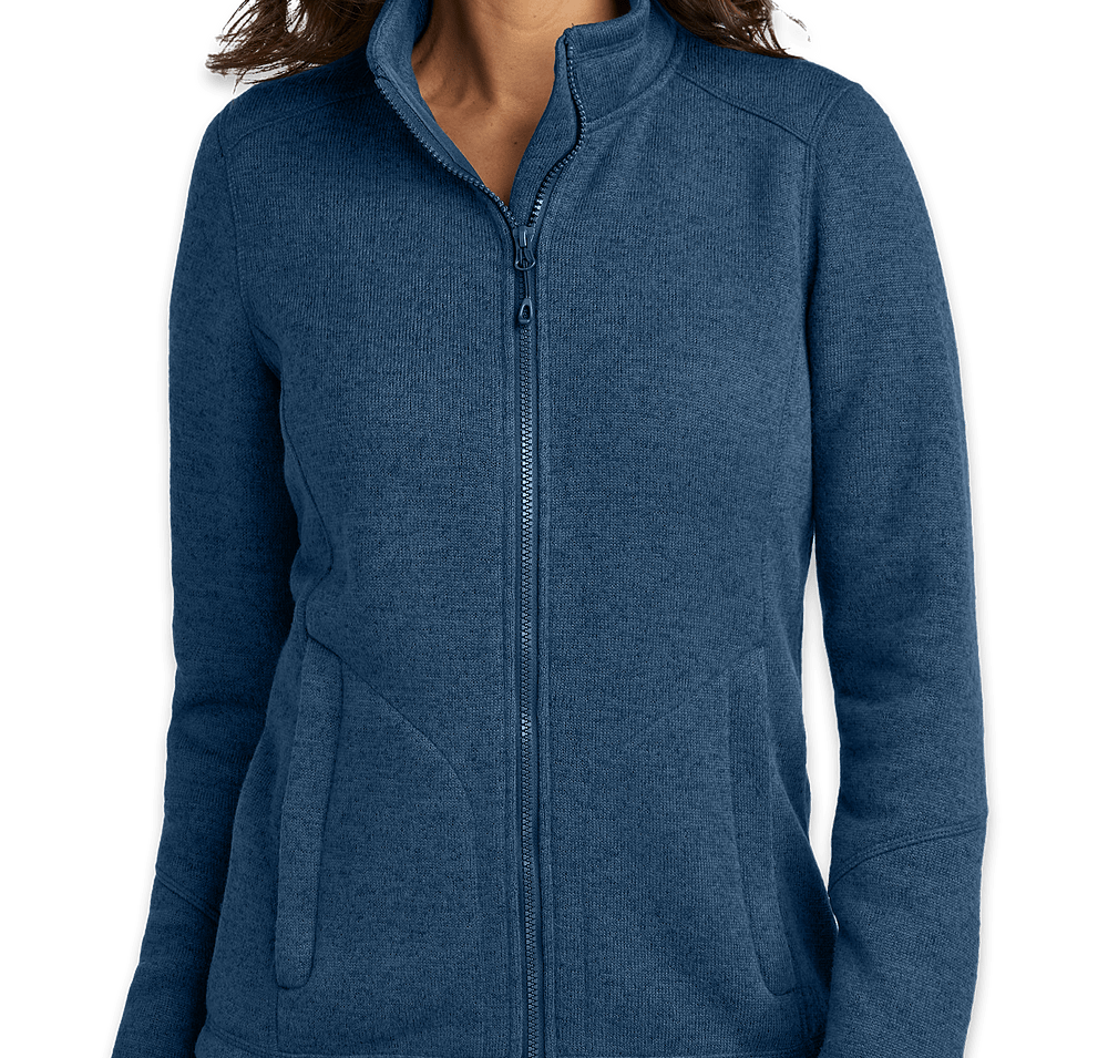 Port Authority Women's Arc Sweater Fleece Jacket - Printed-default