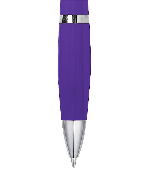 Satin Antimicrobial Ballpoint Pen (black ink)