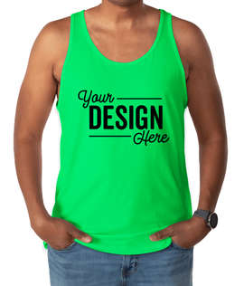 Bella + Canvas Jersey Tank - Color: Neon Green