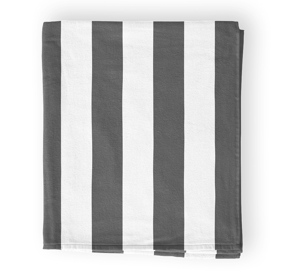 Port Authority Lightweight Printed Cabana Stripe Beach Towel-default