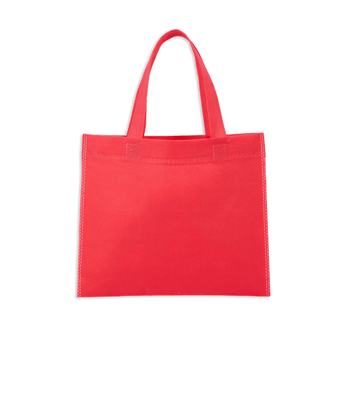 Mini Non-Woven Heat Sealed Tote in Red