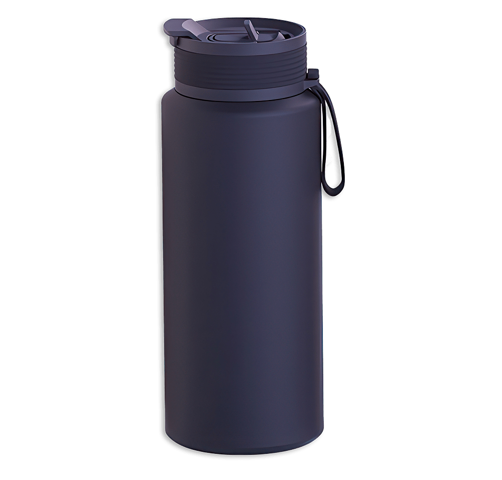Asobu 34 oz. Boulder 2-in-1 Stainless Steel Insulated Water Bottle-default