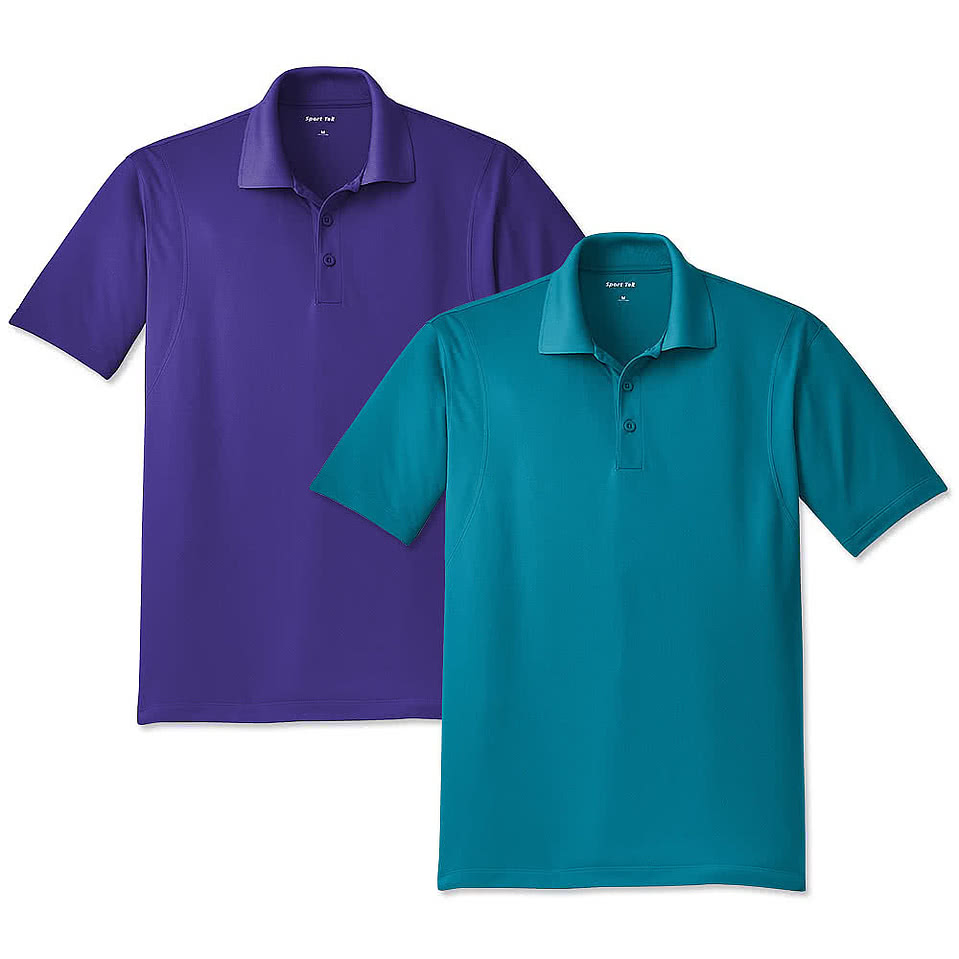 Sport-Tek Tall Sport-Wick Micro Pique Performance Polo - Printed