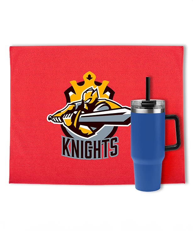 Microfiber Serge Hem Rally Towel