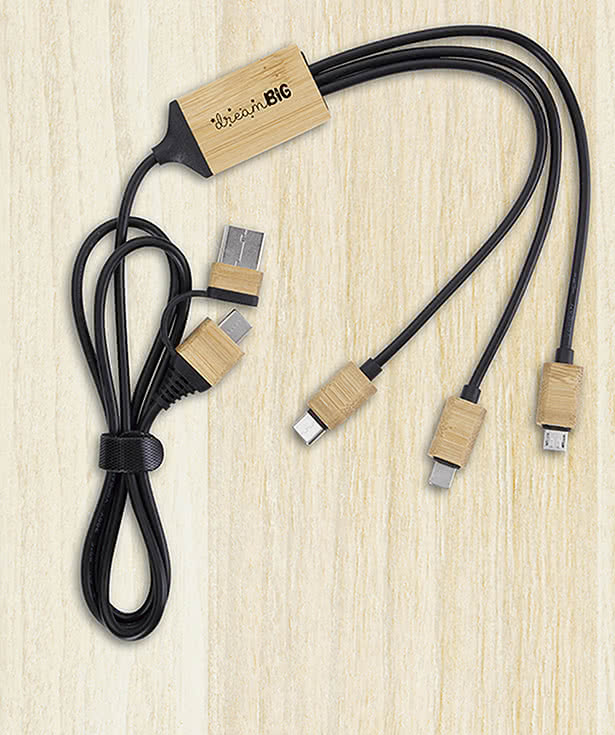 BambooTunes 5-in-1 Charging Cable