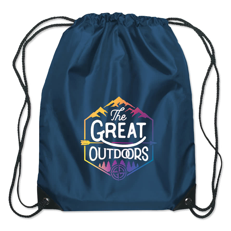 Full Color Large Sports Drawstring Bag
