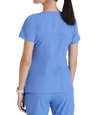 Barco One Women's Pulse Recycled V-Neck Scrub Top - Embroidered
