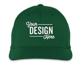 Pacific Headwear Perforated Flexfit Performance Hat - Color: Dark Green