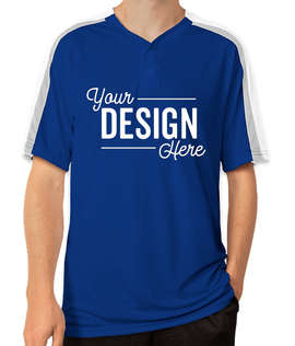 Augusta Colorblock Baseball Henley