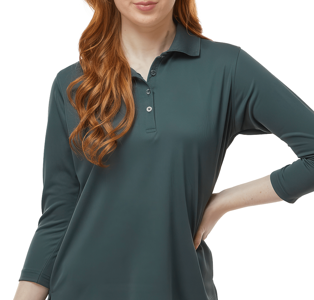 Paragon Women's Lady Palm 3/4 Sleeve Performance Polo-default