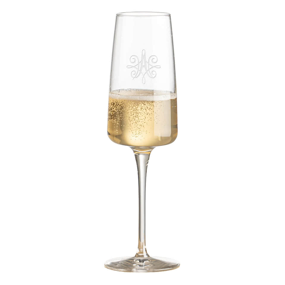 Laser Etched 8 oz. Dunhill Champagne Flute