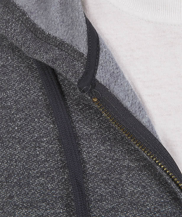 Next Level Melange Zip Hoodie