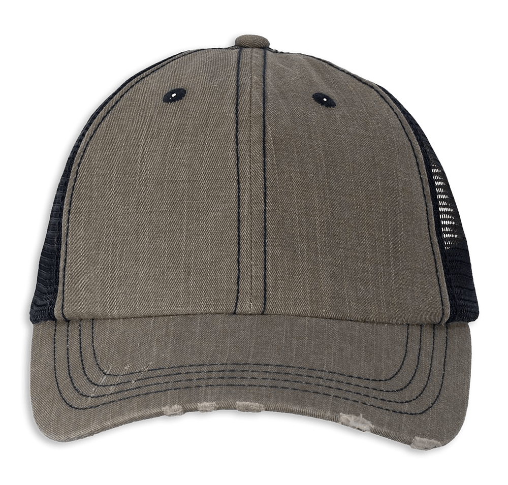 Valucap Contrast Stitch Trucker Hat-default