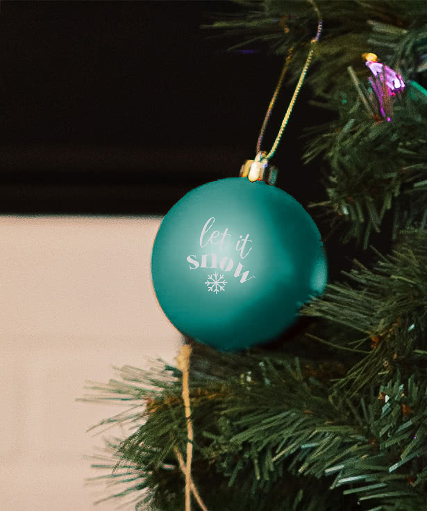 Shatter-Resistant Ball Ornament