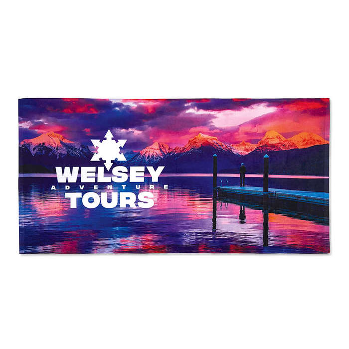 Full Color Lightweight Beach Towel